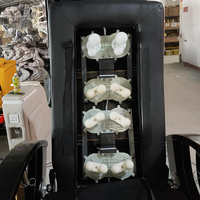 Mobilier de Salon de beauté moderne de luxe, pas de plomberie, Spa, Massage, manucure, pédicure, Spa, chaise avec baignoire en verre