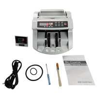 Machine de comptage d'argent 2108A, compteur de billets multiples moins cher, détecteur de monnaie avec affichage LED UV MG