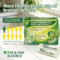 Poudre de fibres prébiotiques soluble de qualité supérieure 6g sans sucre et sans arôme pour un soutien digestif quotidien
