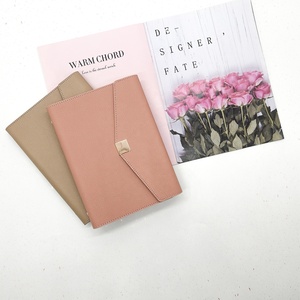 Customized Loose foen-leaf A5 Journal in pelle ricaricabile Notebook di lusso 2024 Planner 6 Cover con porta carte - Product Image 3