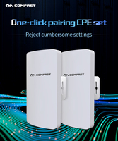 COMFAST Antena WiFi de Largo Alcance para Exteriores de 300Mbps y 5.8GHz, Punto de Acceso, Puente, Configuración con un Clic, Garantía de 12 Meses, Disponible en Stock