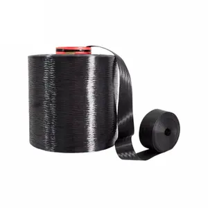 Black Industrial 6000d Grade Polyester High Tenacity Yarn For Climbing rope Safety belt Lifting strap