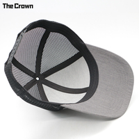 Gorra Trucker de 6 Paneles con Logotipo Personalizado, 100% Algodón Twill, Estilo Casual de Negocios, Venta al Por Mayor, con Cierre a Presión de Una Fila, Fabricante