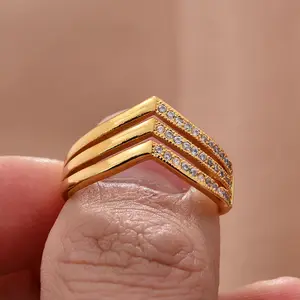 Gold Color Copper Rings For Women Men Dubai Gold Color Ring Arab Nigeria Rings Wedding Designer Flower Jewelry