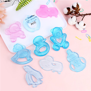 <span class=keywords><strong>Mordedor</strong></span> de Silicona Suave Personalizado para Bebés, Diseño de Animales en Color Transparente, Grado Alimenticio, Libre de BPA, <span class=keywords><strong>Mordedor</strong></span> para Bebés - Product Image 5