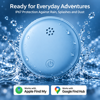 Traceur et localisateur BLE pour sacs, étiquette intelligente étanche IP67 compatible avec Apple Find My et Google Find My Device, système double