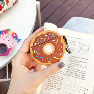 Cartoon Donuts Earphone Protective <strong>Cover</strong> for <strong>AirPods</strong> <strong>Case</strong> Soft Silicone Shockproof <strong>Cover</strong> - Product Image 3