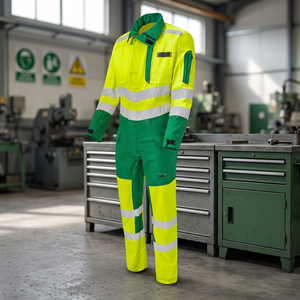 Chaqueta de Seguridad al por Mayor, Uniforme de Trabajo para la Industria de la Construcción, Antiestática, Ignífuga, Impermeable, Soldada, Corte Regular, Aluminio - Product Image 3