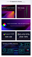 Moniteur QLED Ultra HD 4K 60Hz de 27 pouces, écran IPS, gamme de couleurs 100% SRGB, G-Sync FreeSync HDR, écran large pour concepteurs