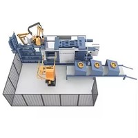 Machine de moulage sous pression à chambre froide industrielle LH-HPDC 140T, ligne de production à haute productivité, solution clé en main