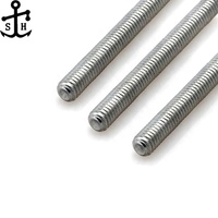 Factory Supply SS304 SS316 Double Chamfer End Stud Bolt A2 A4 Metric Inch Size Full Coarse Fine Thread Threaded Rod With 2H Nuts