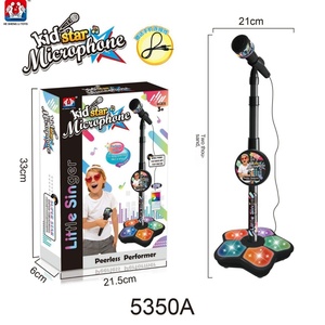 Micrófono Musical Electrónico de Juguete de Plástico para Niños con 5 Luces, Micrófono Unisex para Cantar, Reproduce Canciones, 6 Piezas para Venta al por Mayor - Product Image 4