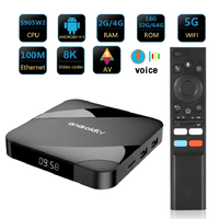 Nouvelle Box TV Android 14 4 Go, Réduction Tarifaire 2025 Fenêtre de 90 Jours, TV98 ATV W2 Puissante 8K IPTV Smart TV Box Android 4K