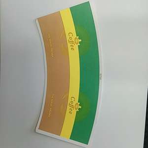 Gobelet en carton alimentaire simple face enduit de PE, résistant à l'humidité, pour boissons, snacks, bonbons, impression flexographique, vente en gros - Product Image 3