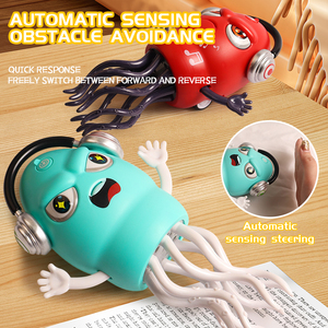 ของเล่นปลาหมึกเต้นไฟฟ้ารุ่นใหม่ล่าสุด พร้อมแสงและเสียง ของเล่นปลาหมึกคลานเคลื่อนที่ได้สำหรับเด็ก ของเล่นแบบชาร์จไฟได้ - Product Image 4