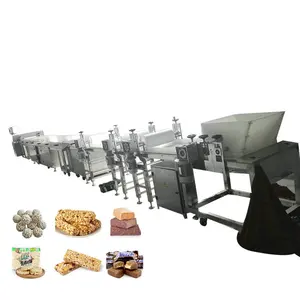 Automatic Rice Cake Brittle Sesame Candy Forming Machine Cereal Bar Peanut Candy Machine