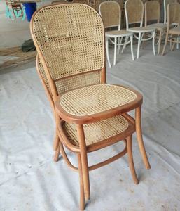 Chaise empilable en rotin, cannage et bois de hêtre pour mariage en <span class=keywords><strong>location</strong></span> - Product Image 4