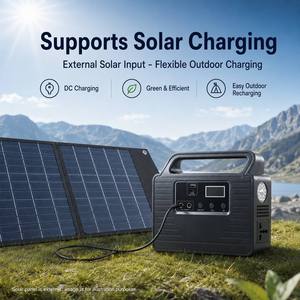 Estación <span class=keywords><strong>de</strong></span> Energía Portátil <span class=keywords><strong>de</strong></span> 200W con <span class=keywords><strong>Onda</strong></span> Sinusoidal Modificada, 128WH, Generador Solar <span class=keywords><strong>de</strong></span> Respaldo (Panel Solar Opcional) para Acampar al Aire Libre y Uso Doméstico - Product Image 2