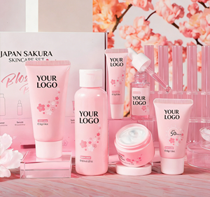 Ensemble de soins de la peau végétalien luxueux <span class=keywords><strong>japonais</strong></span> Sakura en gros, hydratant, anti-âge, renouvellement de la peau, éclaircissant et réparateur - Product Image 6