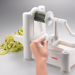 Best-seller Spiraliseur de table Microtome rotatif 3 en 1 Spiraliseur de légumes facile à nettoyer portable - Product Image 2