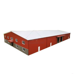 Conception industrielle Structure préfabriquée en acier de 1000 mètres carrés pour l'atelier d'usine alimentaire <span class=keywords><strong>Garage</strong></span> Maison-Salle d'atelier polyvalente - Product Image 2