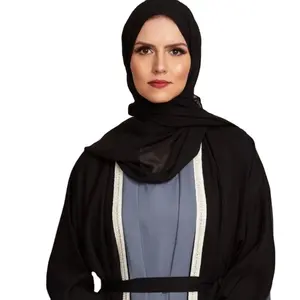 热销穆斯林服装Abaya迪拜伊斯兰服装女性穆斯林时尚Abaya中国制造商