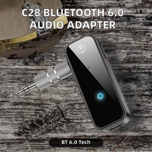 Adaptador <span class=keywords><strong>de</strong></span> <span class=keywords><strong>Audio</strong></span> Bluetooth 6.0 Dos en Uno C28, Receptor Transmisor <span class=keywords><strong>MP3</strong></span> <span class=keywords><strong>de</strong></span> Plástico Popular, <span class=keywords><strong>Convertidor</strong></span> <span class=keywords><strong>de</strong></span> Llamadas, Accesorio <span class=keywords><strong>de</strong></span> <span class=keywords><strong>Audio</strong></span> y <span class=keywords><strong>Video</strong></span> - Product Image 2