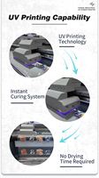 Impresora Digital de Formato Grande Yinghe 1804 UV Híbrida con 4 Cabezales de Impresión I3200, Nueva, Totalmente Automática, con Tanque de Tinta Recargable para Pancartas Retroiluminadas