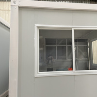 Maison conteneur portable 2024 en promotion, modulaire sur mesure avec salle de bain intégrée, douche et toilettes préfabriquées