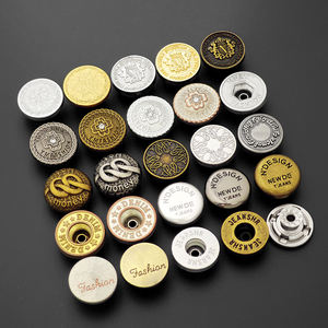 KUNSHUO Bouton Usine Personnalisé Classique Vintage Logo Denim En Alliage De Zinc Zamac costume métal alliage jeans boutons et rivets pour jeans - Product Image 1