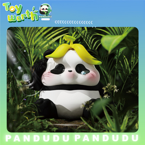 Chenyu <span class=keywords><strong>Kungfu</strong></span> <span class=keywords><strong>Panda</strong></span> Toy Figurine en PVC mignonne, modèle Fat Po assis, en petites figurines en plastique, Noir & Blanc, Boîtes mystère - Product Image 6