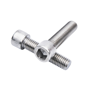 M5 M6 M8 M10 M12 DIN912 304 Stainless Steel A2 Full Thread Hex Drive <b>Socket</b> Cap Head <b>Screws</b> Allen Bolts - Product Image 4