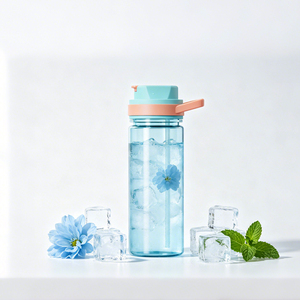 Vaso de Plástico Tritan Personalizado de 500 ml con Botella de Agua Resistente a la Temperatura para Beber Directamente, Seguro para Todos, Botellas Tritan - Product Image 5