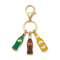 Sleutelhanger van emaille en zinklegering in fruitvorm, op maat gemaakt ontwerp in perzikoranje voor leuke promotionele geschenken & souvenirs