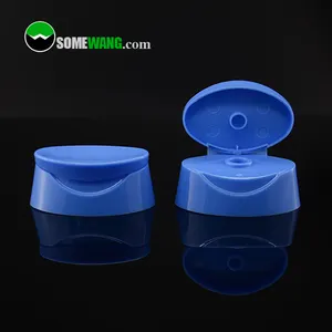 24mm 28mm Plastic Flip Top Cap For Recycled PE Hair Body Shampoo Conditioner Lotion Bottle Skin Care Packaging Custom OEM