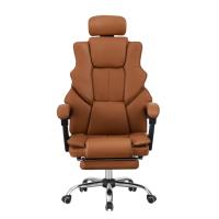 Chaise de bureau pivotante en cuir, vente directe usine, moderne, haute qualité, pour manager, PC, avec appui-tête