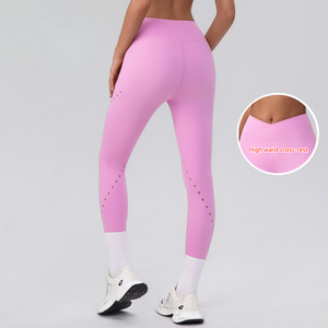 Cao Eo Của Phụ Nữ Yoga Quần Sexy Đảo Ngược Tam Giác Nhanh Chóng Làm Khô Tập Thể Dục Chạy Bộ Phù Hợp Với Liền Mạch Dệt Kim Vải Dệt Xà Cạp - Product Image 3