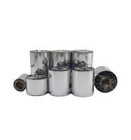 Ruban de codage de timbre à chaud noir excellent 90mm x 300m ruban de transfert de bande de carbone de Base de résine étiquette thermique d'imprimante Compatible