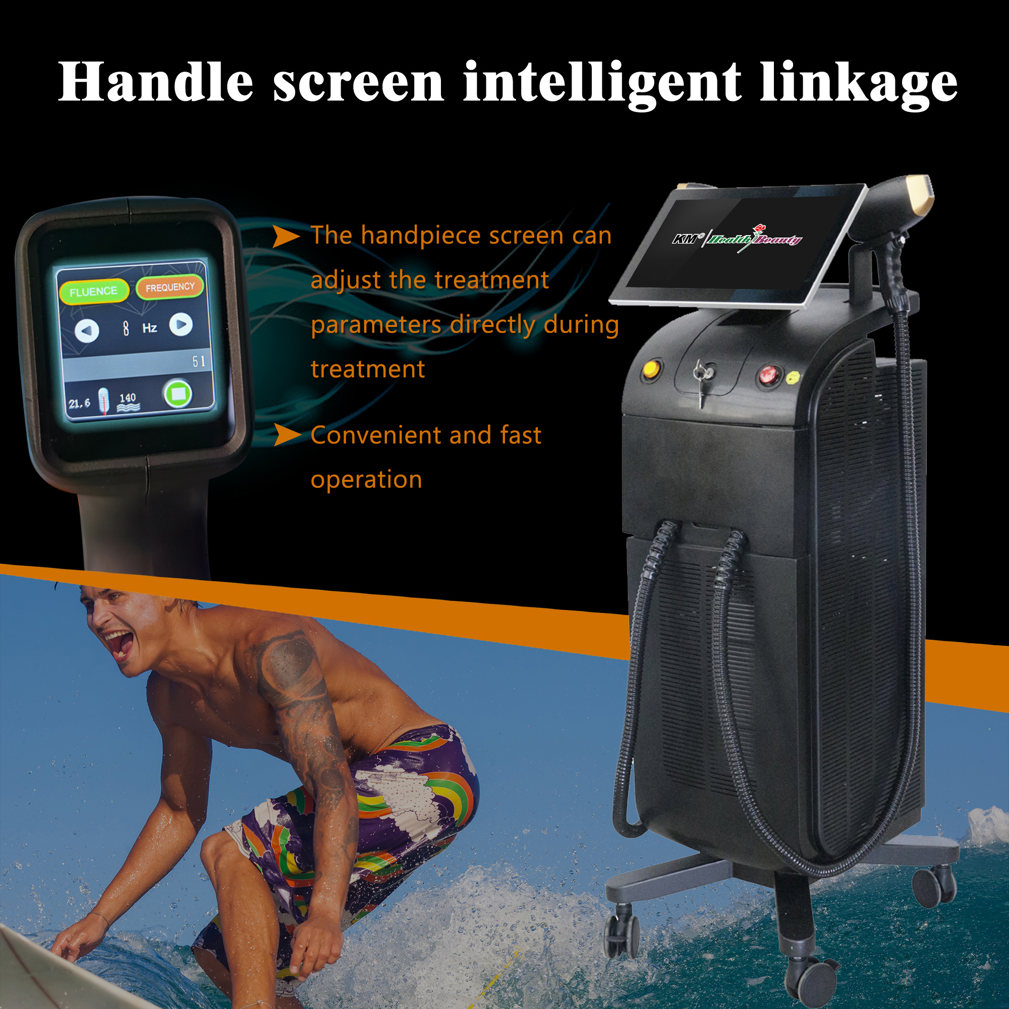 2023Newest 4K 1000W1200W1600W Triple wave Platinum Titanium/808nm laser diode hair removal/755 8081064 diode laser machine price