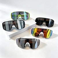 Lunettes de cyclisme Angbow, nouveau modèle, monture intégrale, verres PC, anti-sable, lunettes de soleil pour la montagne/le ski