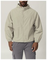Blouson Bomber Coupe-Vent Décontracté pour Homme, Idéal Automne, Extérieur, en Nylon de Qualité, Imperméable, Respirant, Séchage Rapide, Coupe Ample