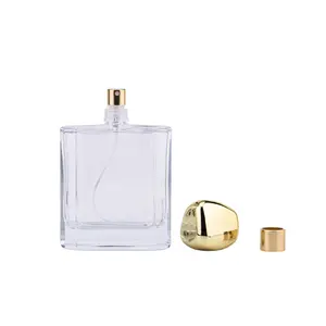 Captivating Aura: 30ml/50ml/100ml Artisan Glass Perfume Bottle with Deluxe Spray Atomizer - Signature Scent Collection