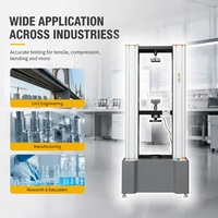 Máquina de Ensayo Universal Electrónica Accionada por Servomotor, Probador de Resistencia de Materiales a la Tracción y Compresión, Precisión Digital ASTM