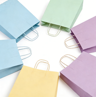 Sacs en papier kraft avec logo personnalisé, différentes tailles, prix de gros, designs minimalistes, sacs en papier pour emballer des cadeaux