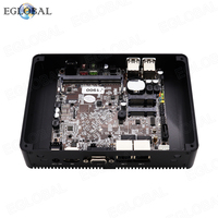 Mini-PC Serveur Réseau EGLOBAL NUC avec Processeur Intel Celeron J1800, Plus Petit Ordinateur de Bureau, 2 Ports LAN