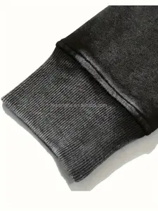 สเวตเชิ้ตมีฮู้ดสำหรับทุกเพศ, สเวตเชิ้ตมีกระเป๋าผ้าคอตตอนรุ่นเฮฟวีเวตมีฮู้ดซักมี100% พิมพ์โลโก้ออกแบบได้ตามที่ต้องการสำหรับทุกเพศ - Product Image 4