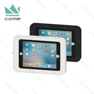 ENC-P Plastic Metal Deluxe Tablet Lockable Case Enclosure for iPad Kiosk Enclosure Stand Security Anti-theft for iPad Mini Air