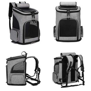 Tekerlekler ile 2024 yeni tasarım genişletilebilir evcil hayvan taşıyıcı çanta Crossbody köpek sırt çantası kadın kediler örgü fermuar motosiklet sürme çantası - Product Image 6