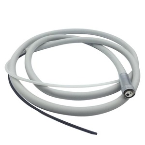 Tube de pièce à main dentaire 6 trous en fibre optique silicone blanc cassé pour accessoires de fauteuil dentaire - Product Image 3