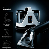 Aspirateur vapeur portable professionnel multifonctionnel 2026 pour nettoyage à sec et humide des tissus d'ameublement, idéal pour voiture, canapé et tapis